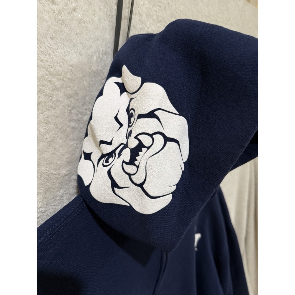 Butler University Bulldogs Full Zip Hoodie Sweater Mens XL Navy Graphic Jacket - Picture 3 of 7
